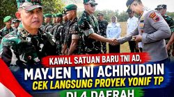 Perkuat Pertahanan Jateng, Pangdam IV/Diponegoro Tinjau Progres 4 Yonif Teritorial Pembangunan