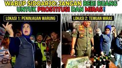 Sidak Tiga Titik Penyakit Masyarakat, Wabup Sidoarjo: Jangan Beri Ruang untuk Prostitusi dan Miras!
