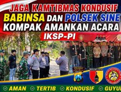 Sinergi TNI-Polri Sine Kawal Pelantikan Pengurus IKSP-PI hingga Sukses