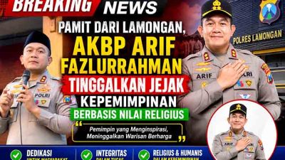 Jejak Kepemimpinan AKBP Arif di Lamongan