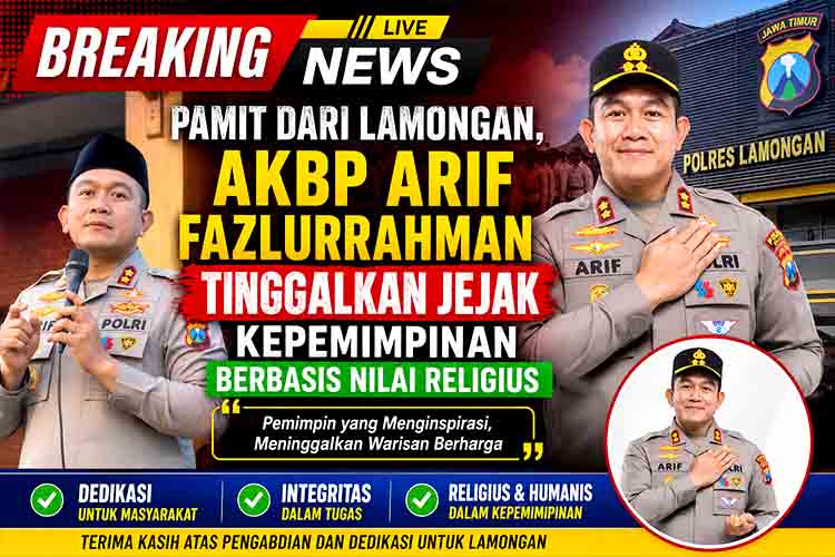 Jejak Kepemimpinan AKBP Arif di Lamongan