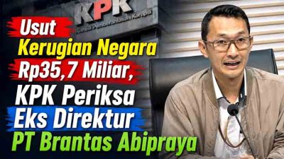 KPK Telisik Aliran Keuntungan PT Brantas Abipraya dalam Proyek Gedung Pemkab Lamongan