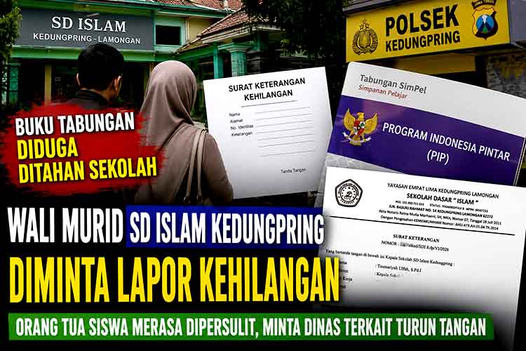 Kasus kehilangan buku tabungan SD Islam