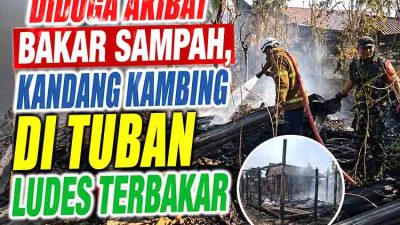 Kebakaran besar di Tuban