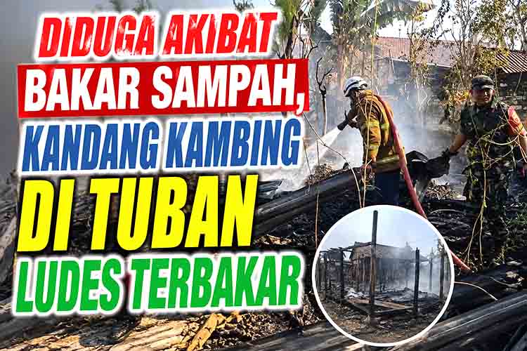 Kebakaran besar di Tuban