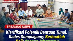 Klarifikasi Polemik Bantuan Tunai, Kades Dumpiagung: Berbuatlah Baik Apapun Jabatanmu