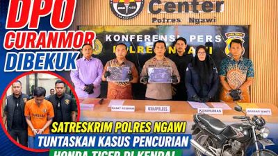 Konferensi pers Polres Ngawi terbaru