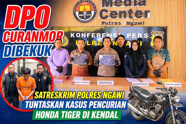 Konferensi pers Polres Ngawi terbaru