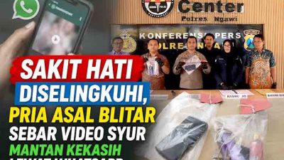 Konferensi pers terkait kasus video syur