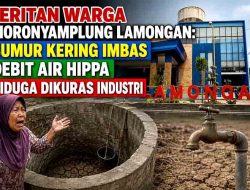 Diduga Air HIPPA Disedot Dua Pabrik, Ratusan Warga Moronyamplung Lamongan Krisis Air Bersih