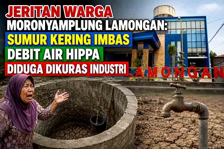 Krisis air dan suara warga Lamongan