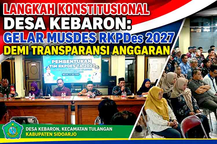 Langkah konstitusional Desa Kebaron