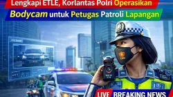 Lengkapi ETLE, Korlantas Polri Operasikan Bodycam untuk Petugas Patroli Lapangan