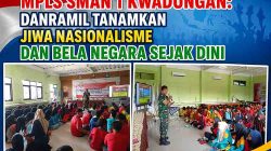 MPLS SMAN 1 Kwadungan: Danramil Tanamkan Jiwa Nasionalisme dan Bela Negara Sejak Dini