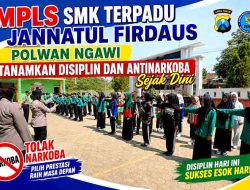 MPLS SMK Terpadu Jannatul Firdaus, Polwan Ngawi Tanamkan Disiplin dan Antinarkoba Sejak Dini