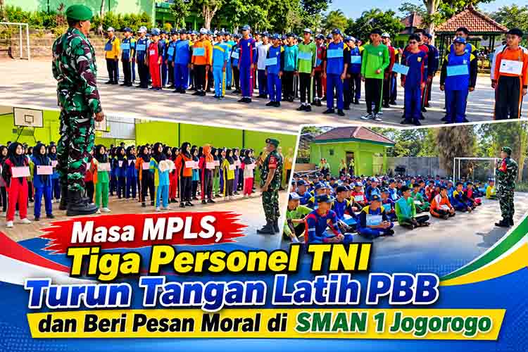 MPLS TNI ajari disiplin di SMAN