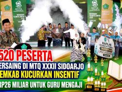 Buka MTQ XXXII Sidoarjo, Bupati Subandi Siapkan Hadiah Umrah bagi Qari Terbaik