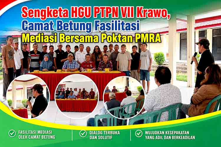 Mediasi sengketa HGU PTPN VII