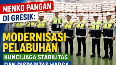 Modernisasi pelabuhan di Gresik