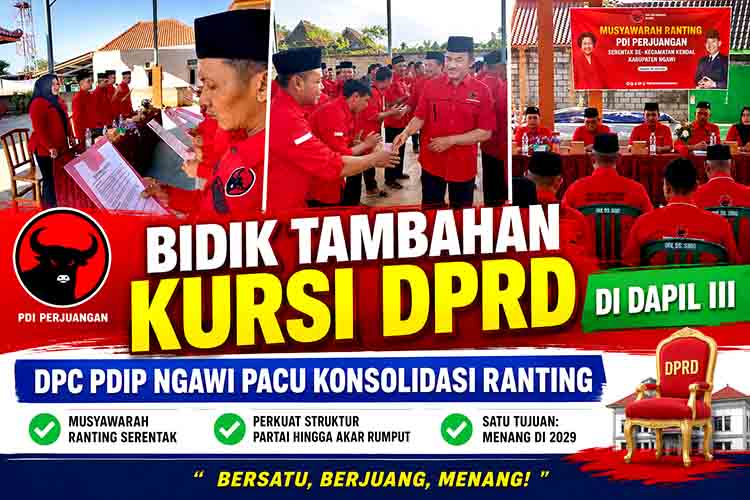 Ngawi PDIP Konsolidasi Menuju Kursi DPRD