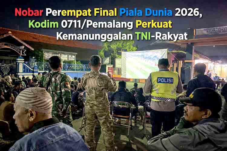 Nobar Perempat Final Piala Dunia 2026, Kodim