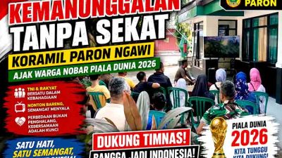 Nobar Piala Dunia 2026 di Paron