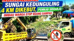 Normalisasi Sungai Kedunguling Sidoarjo