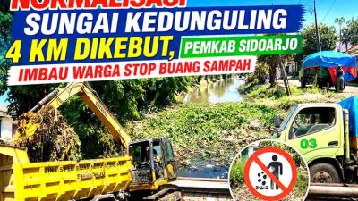 Normalisasi Sungai Kedunguling Sidoarjo