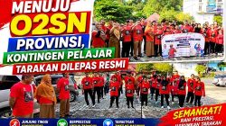 Kadis Pendidikan Tarakan Lepas Atlet O2SN, Bidik Lolos ke Tingkat Nasional