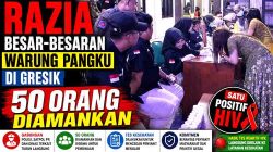 Razia Besar-besaran Warung Pangku di Gresik: 50 Orang Diamankan, Satu Positif HIV