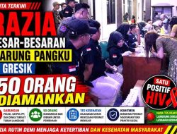 Razia Besar-besaran Warung Pangku di Gresik: 50 Orang Diamankan, Satu Positif HIV
