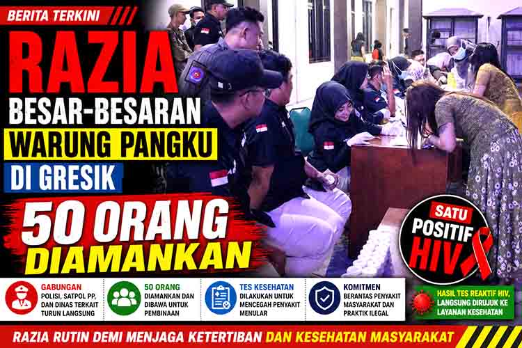 Operasi Razia Besar Besaran di Gresik