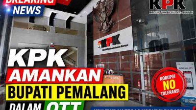 KPK OTT Bupati Pemalang Anom Widyantoro, Dugaan Kasus Korupsi Masih Didalami
