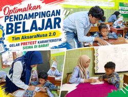 AksaraNusa 2.0 Petakan Kemampuan Literasi dan Numerasi Siswa SDN 3 Babat Lewat Metode Interaktif