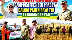 Panen Raya TNI di Karanganyar