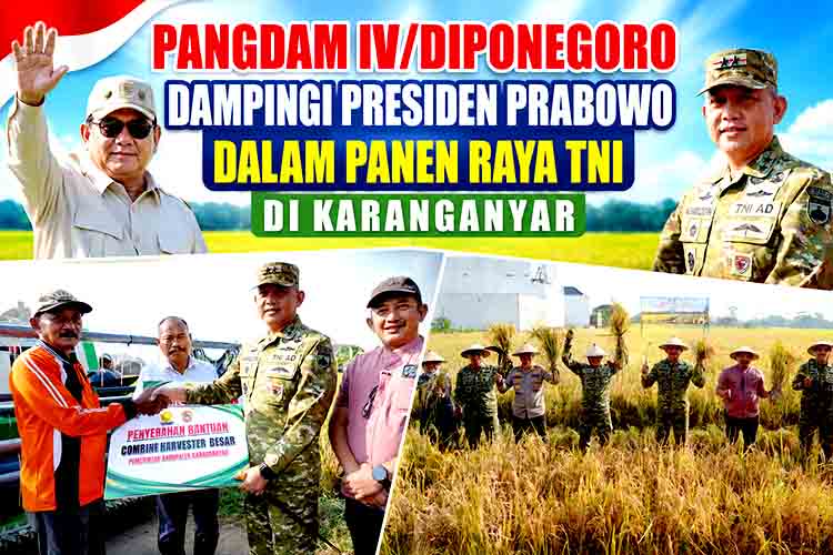 Panen Raya TNI di Karanganyar