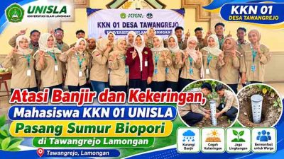 Pasang sumur biopori di Tawangrejo