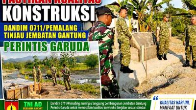 Pastikan kualitas konstruksi jembatan gantung