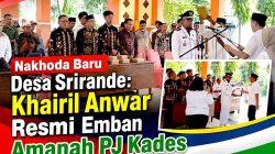 Pelantikan Nakhoda Baru Desa Srirande