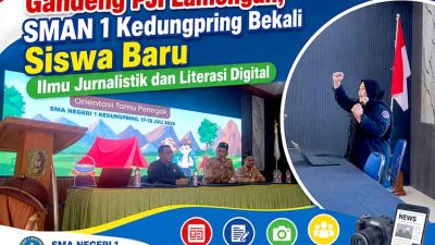 Pelatihan jurnalistik SMAN 1 Kedungpring