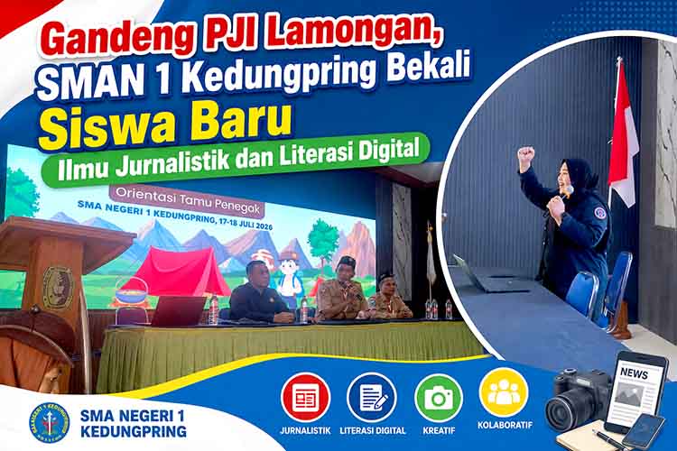Pelatihan jurnalistik SMAN 1 Kedungpring