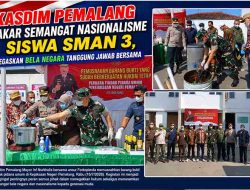 Kasdim Pemalang Bakar Semangat Nasionalisme Siswa SMAN 3, Tegaskan Bela Negara Tanggung Jawab Bersama