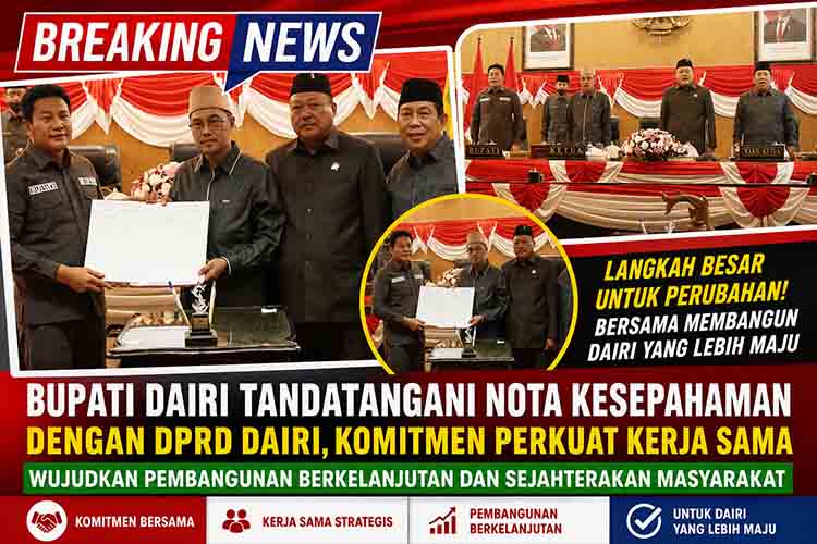 Penandatanganan Nota Kesepahaman Dairi