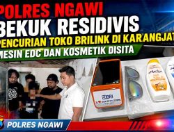 Sempat Buron ke Kalimantan, Residivis Pembobol Agen Brilink di Ngawi Akhirnya Digulung Polisi