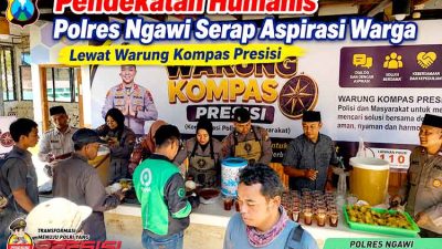 Pendekatan Humanis, Polres Ngawi Serap Aspirasi Warga Lewat Warung Kompas Presisi