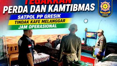 Penegakan Perda di Kafe Gresik