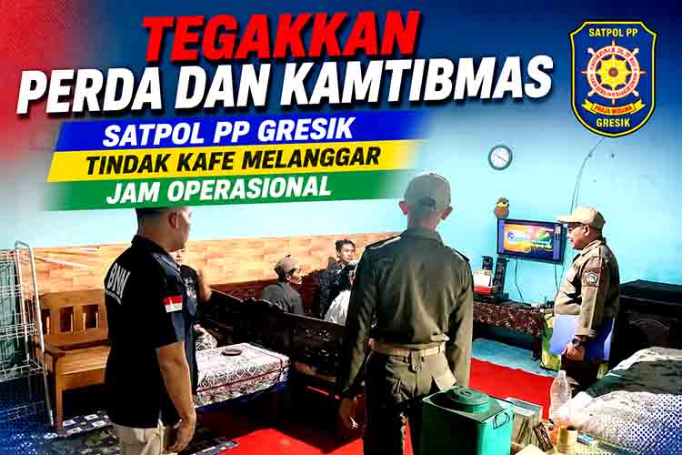 Penegakan Perda di Kafe Gresik