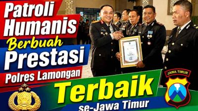 Polres Lamongan Sabet Juara I Lomba Patroli Polda Jatim di Hari Bhayangkara ke-80