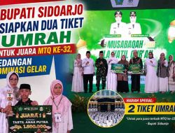 Sabet 166 Poin, Kecamatan Gedangan Keluar Sebagai Juara Umum MTQ ke-32 Sidoarjo 2026