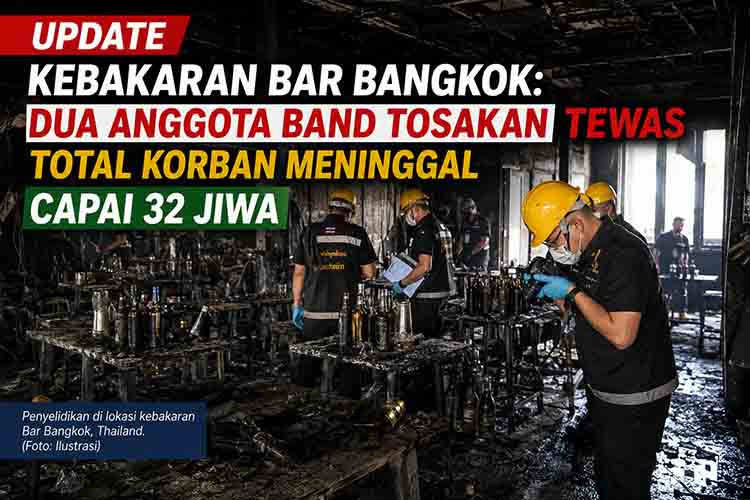 Penyelidikan kebakaran bar Bangkok